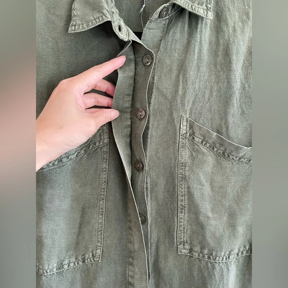 NWT YOUNG FABULOUS & BROKE YFB Linen  Blend Lake Side Romper Sz Xs - Picture 6 of 16